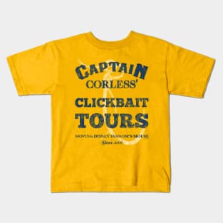 Captain Corless' Clickbait Tours - WDWNT.com Kids T-Shirt